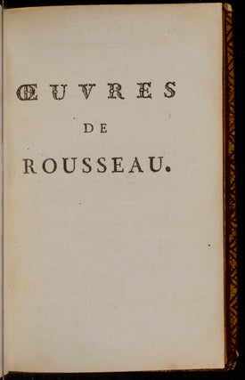 Oeuvres de Rousseau