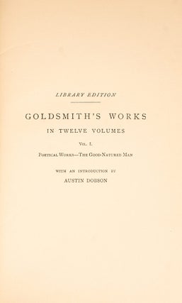 Works of Oliver Goldsmith, The