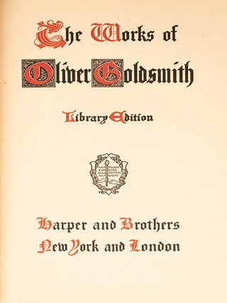 Works of Oliver Goldsmith, The