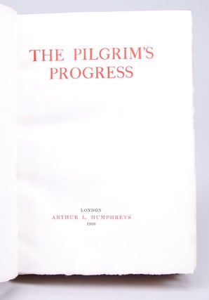 Item #00853 Pilgrim's Progress, The. John BUNYAN, Bayntun