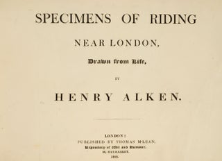 Specimens of Riding Near London
