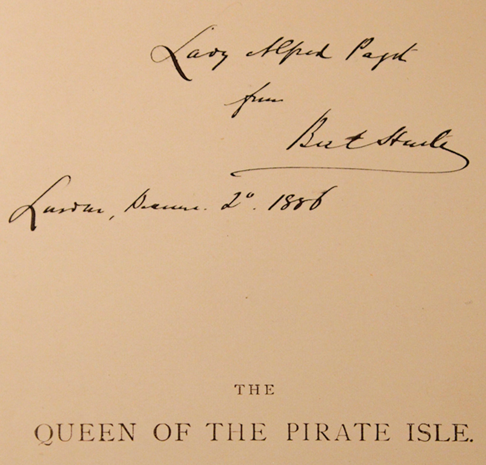 GREENAWAY, Kate, illustrator; HARTE, Bret - Queen of the Pirate Isle, the