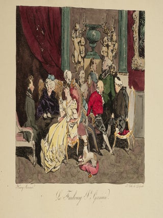 Item #01864 Six Quartiers de Paris. Henry MONNIER, Eugene? LAMI