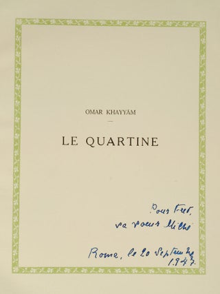 Quartine, Le