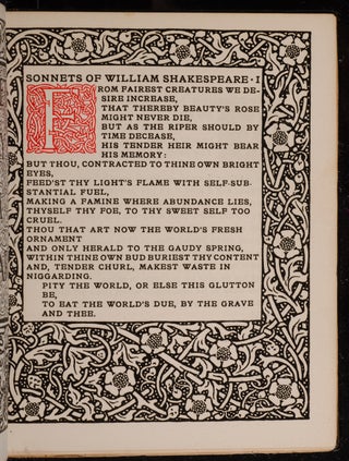 Sonnets of William Shakespeare, The
