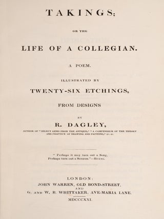 Takings; Or, The Life of a Collegian