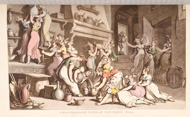 Item #02630 Naples and the Campagna Felice. Thomas ROWLANDSON, Lewis ENGELBACH.