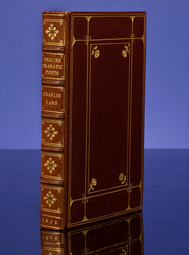 Item #02654 Specimens of English Dramatic Poets. ROOT, binders SON, Charles LAMB.