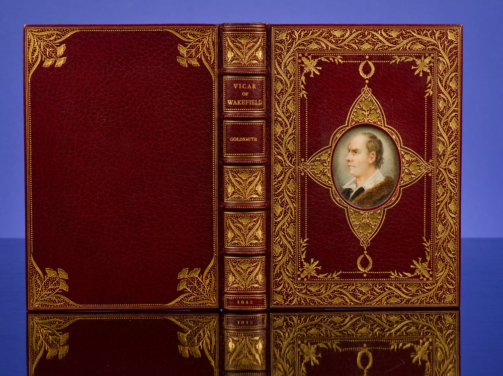 COSWAY-STYLE BINDING; RIVIRE & SON; GOLDSMITH, Oliver; MULREADY, William, illustrator - Vicar of Wakefield, the
