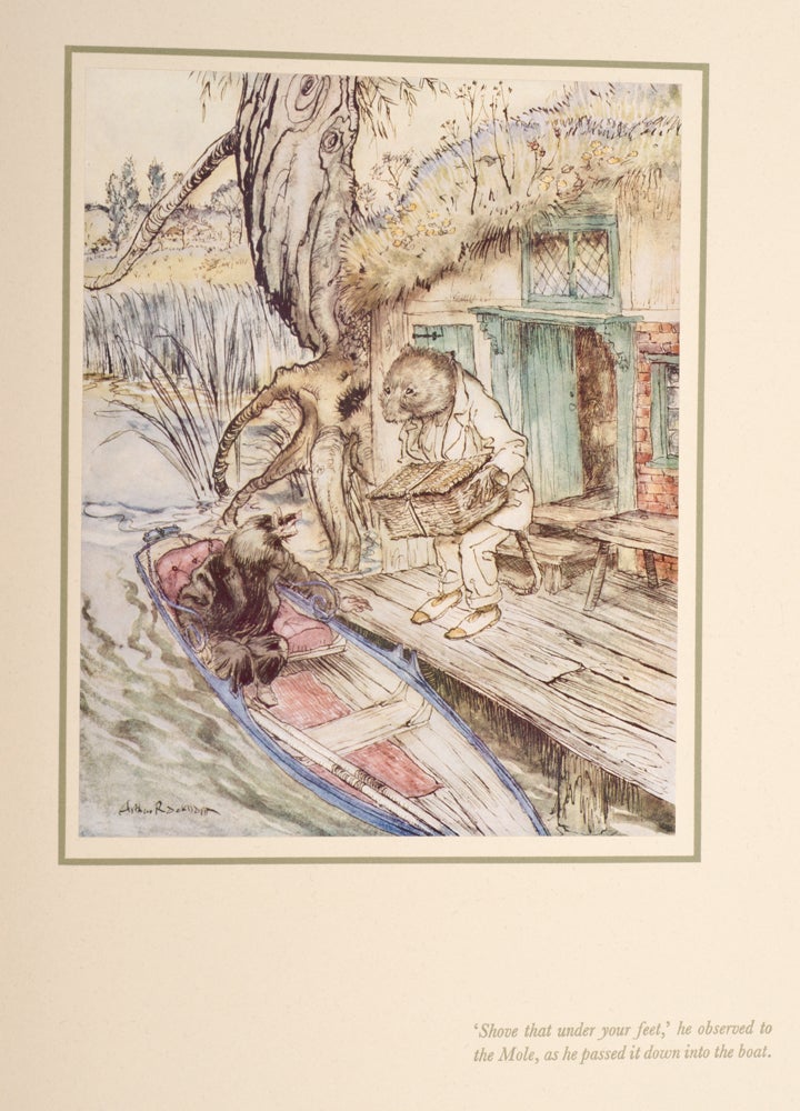 Item #02735 Wind in the Willows, The. Arthur RACKHAM, Kenneth GRAHAME, Bruce Rogers, Limited Editions Club.