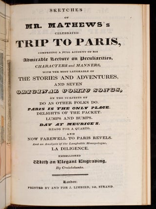 Sketches of Mr. Mathews's Celebrated Trip To Paris,