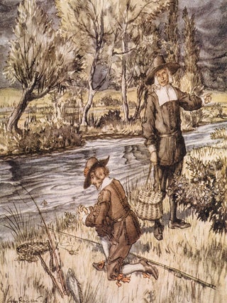 Item #02761 Compleat Angler or The Contemplative Man’s Recreation, The. Arthur RACKHAM, Izaak...