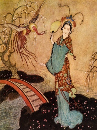 Item #02891 Princesse Badourah, La. Edmund DULAC, Franz SCHAUWERS, binder