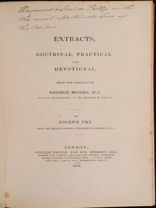Extracts, Doctrinal, Practical, and Devotional.