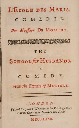 Select Comedies of Mr. De Moliere.