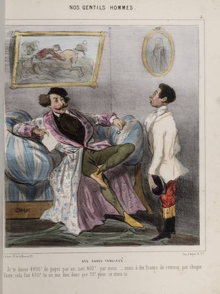Item #03321 Nos Gentils Hommes a Gout. CHAM, Amédée de Noé