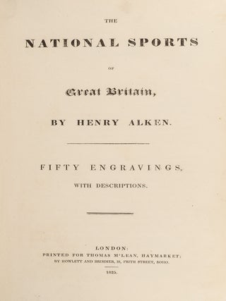 National Sports of Great Britain, The