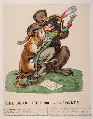 Item #03416 The Bear the Bull Dog and the Monkey. William HEATH, after