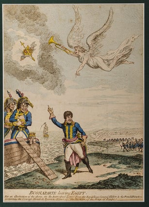 Item #03500 Buonaparté Leaving Egypt. James GILLRAY