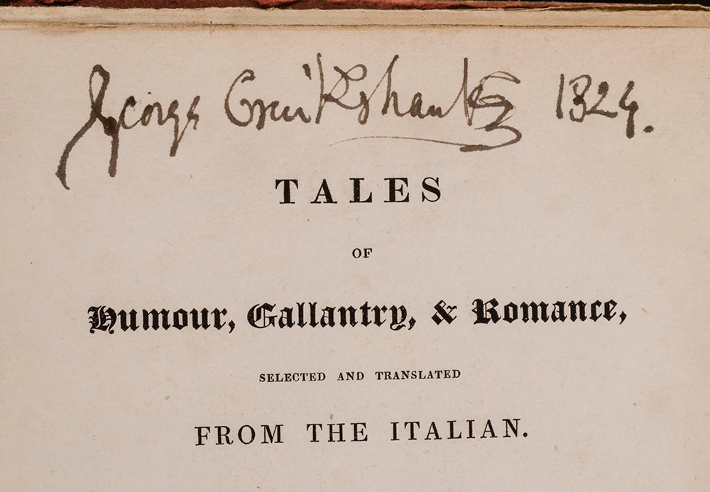 CRUIKSHANK, George, illustrator; ROSCOE, Thomas - Tales of Humour, Gallantry, & Romance