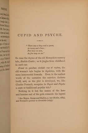 Most Pleasant and Delectable Tale Of the Marriage of Cupid and Psyche, The