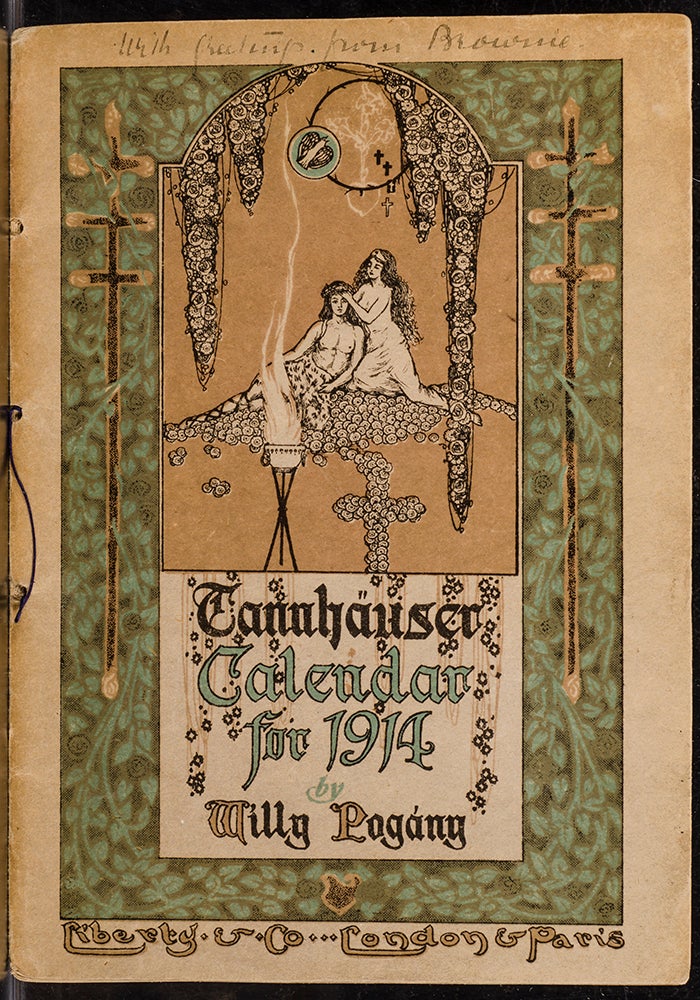 Item #04400 Tannhäuser Calendar for 1914. Willy POGANY, Richard WAGNER.