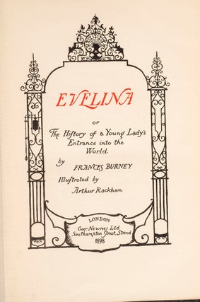 Evelina or The History of a Young Lady's Entrance into the World