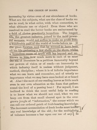 Choice of Books and other Literary Pieces, The