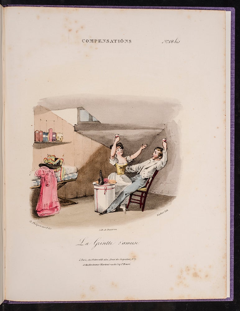 PHILIPON, Charles, illustrator; WATTIER, mile - Les Compensations