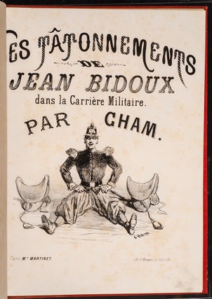 Item #04607 Les Tâtonnements de Jean Bidoux. CHAM, Amédée de No&eacute