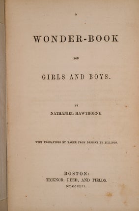 Wonder-Book for Girls and Boys, A