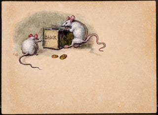 Two Mice beside a Piggy-bank