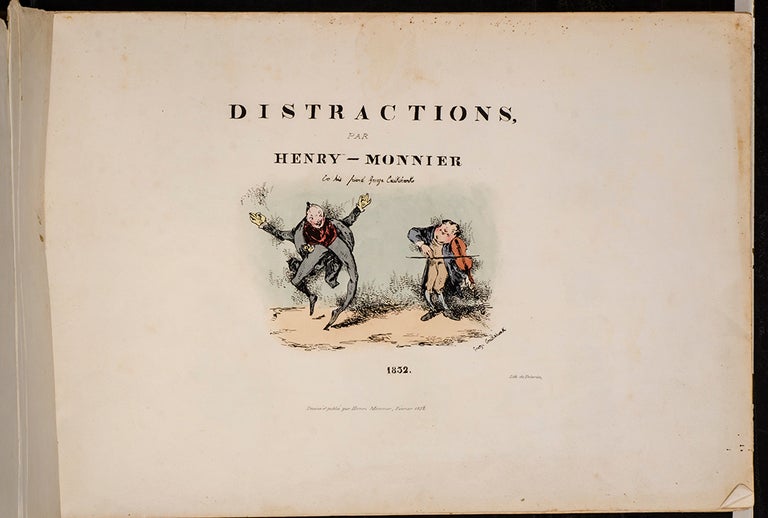 Item #04777 Distractions. Henri MONNIER, George CRUIKSHANK.