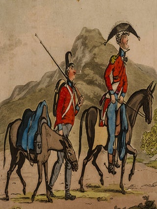 Item #04780 Military Adventures of Johnny Newcome, The. Thomas ROWLANDSON, Lt. Col. David ROBERTS