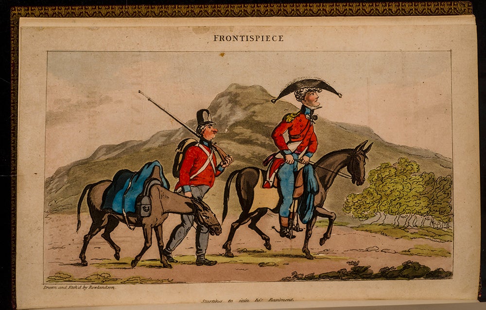 ROWLANDSON, Thomas; ROBERTS, Lt. Col. David - Military Adventures of Johnny Newcome, the