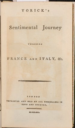 Yorick's Sentimental Journey though France and Italy, &c.