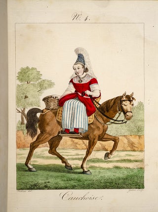 Cent cinq costumes des départemens de la Seine Inférieure, du Calvados, de la Manche et de l’Orne