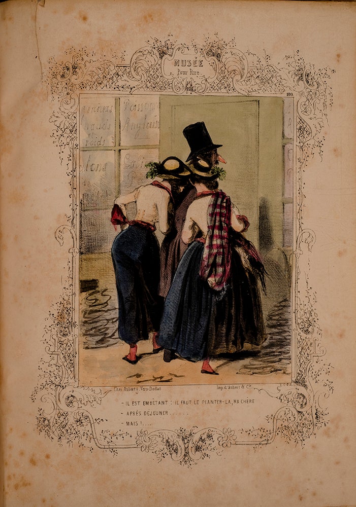 Item #04829 Musée pour rire, Le. Honoré DAUMIER, GAVARNI, BOUCHOT, Charles Philipon.