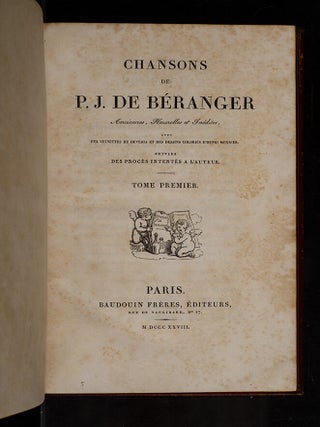 Chansons de P.J. Béranger Anciennes, Nouvelles et Inédites,