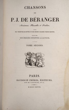 Chansons de P.J. Béranger Anciennes, Nouvelles et Inédites,