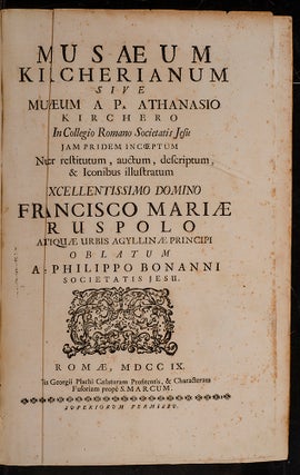Item #04867 Musaeum Kircherianum. Athanasius KIRCHER, Filippo BONNANI