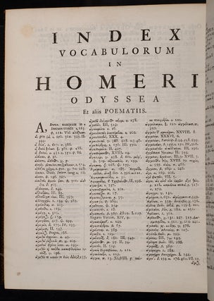 Homeri Ilias & Odyssea, Et in easdem Scholia, sive Interpretatio, Veterum.