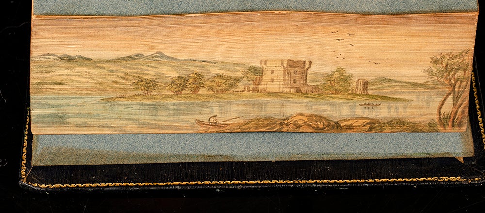 FORE-EDGE PAINTING; SCOTT, Sir Walter - The Poetical Works of Sir Walter Scott, Bart