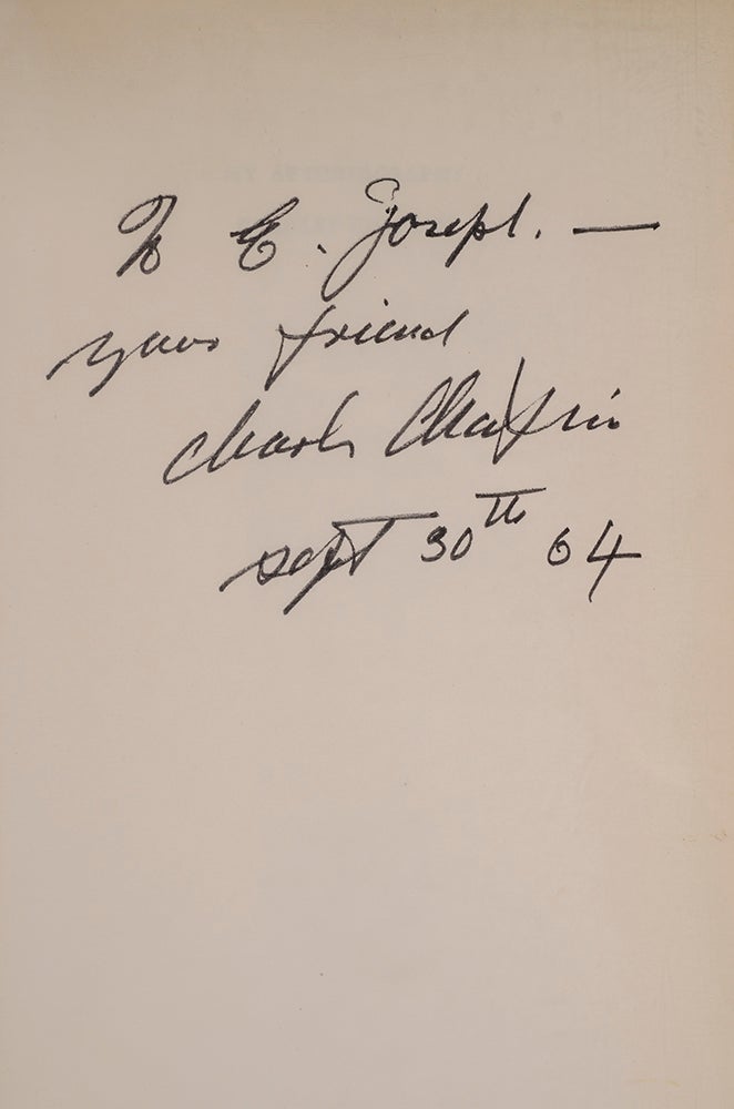 Item #04906 My Auto-Biography. Charles CHAPLIN.