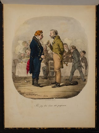 Item #04913 Stockholmska Scener Tecknade och lithografierade. [Caricature Scenes of Stockholm in...