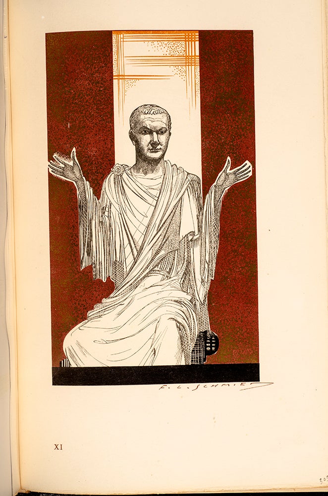 SCHMIED, Francois-Louis, illustrator; Gaius Seutonius Tranquillus; SEUTONIUS - Les Douze Csars