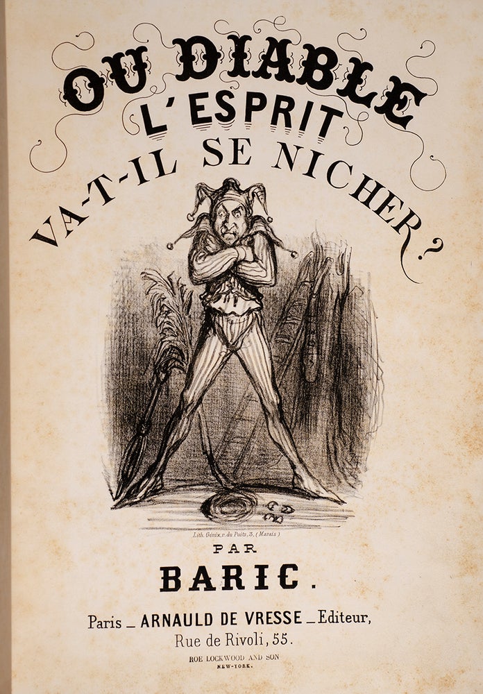 Item #04967 Ou Diable L'Esprit Va-T-Il se Nicher. Jules Jean Antoine BARIC.