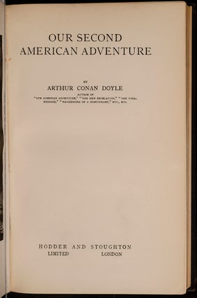 Our American Adventure [&] Our Second American Adventure. London: Hodder and Stoughton Ltd., [1923 & 1924].