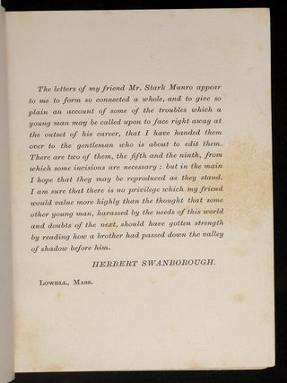 Stark Munro Letters, The