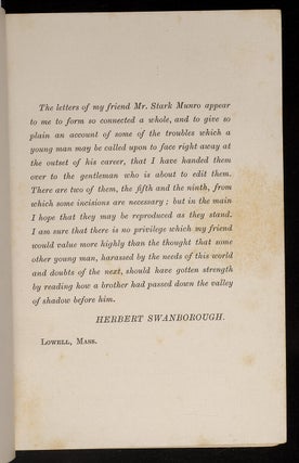 Stark Munro Letters, The